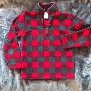 Gymboree Micro fleece half zip sweatshirt